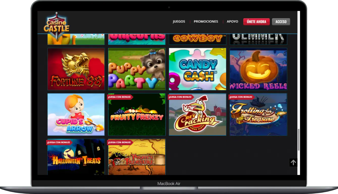 Tragamonedas en Casino Castle